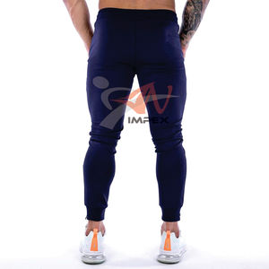 Pantalon de jogging en molleton pour homme, de haute qualité, avec logo imprimé personnalisé, taille élastique, imperméable et options personnalisables - Product Image 2