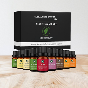 Aceite Esencial de Menta Orgánico GLOBAL NEXO EXPORT, Certificado por el USDA, 100% Puro, Destilado al Vapor, Refrescante, Aromaterapia - Product Image 1