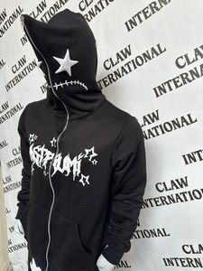 เสื้อฮู้ดดี้และกางเกงวอร์มทรงสกินนี่ พิมพ์ลายโลโก้ด้วยเทคนิคการถ่ายเทความร้อนคุณภาพสูง ผ้าฝ้าย 100% หนานุ่ม ระบายอากาศได้ดี แห้งเร็ว เหมาะสำหรับฤดูหนาว แบบสั่งทำพิเศษ - Product Image 2