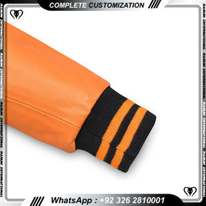 Veste d'université pour hommes coupe confortable avec logo brodé personnalisé Vente en gros Meilleur prix Veste d'université pour hommes à séchage rapide - Product Image 4