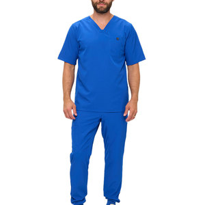 Uniforme de gommage pour hommes à bas prix de haute qualité avec logo personnalisé nouveauté uniforme de gommage respirant pour hommes - Product Image 2