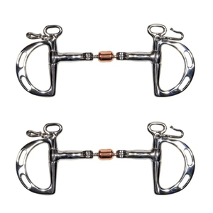Bocados para Caballos Uxeter Kimberwick de Acero Inoxidable de 18 mm con Doble Bisagra, de Última Tendencia, Diseño de Tamaños Personalizados - Product Image 5
