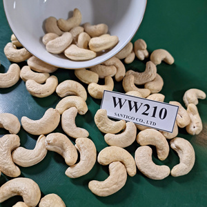 Kaju WW210เม็ดมะม่วงหิมพานต์แบบแห้งถั่วแซนติโกและเมล็ดพืช OEM บรรจุภัณฑ์ ODM - Product Image 1