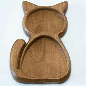 Tay décoratif en bois de Noël de nouvelle arrivée pour servir de la nourriture et du thé et du café dans un design de luxe - Product Image 4