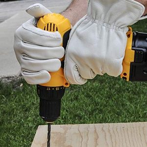 Gants de sécurité en cuir de chèvre de qualité supérieure Gants de conducteur Lavables Résistant à la chaleur avec caractéristiques antistatiques Gants de travail lisses à grains - Product Image 4