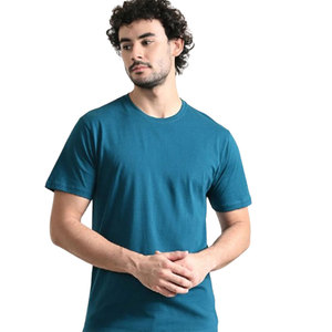 Camiseta de Manga Corta para Hombre, 100% Algodón, Talla Estadounidense, Alta Calidad, Ideal para Uso Casual, Impresión de Logotipo Personalizado Disponible, Directo de Fábrica - Product Image 1
