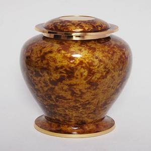 Diseño de metal Color rojo Diseño Estilo Ware Decoración única Nuevas y elegantes urnas de metal de acero elegante para cenizas humanas Adulto - Product Image 4