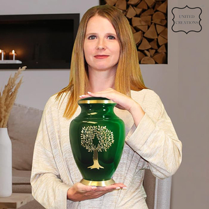 Urnes funéraires en métal pour cendres humaines adultes, vente en gros - Product Image 4