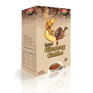 100% Originele Fabrikant Instant Ginseng-Koffie Bouwt Ondersteuning Van Het Immuunsysteem En Helpt De Cognitieve Functie Te Verbeteren