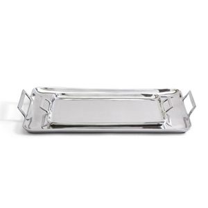 Stainless steel serving tray designed to <b>suit</b> hospitality industry standards and enhance customer food service experiences - Product Image 2