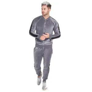 Nouveau design, survêtement brodé évasé pour hommes, survêtement évasé, survêtement empilé, vêtements de rue pour hommes - Product Image 4