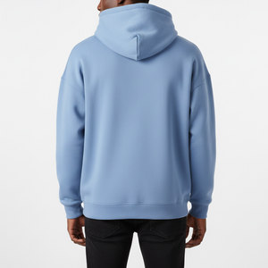 Sweat-shirts basiques pour hommes en gros, 420 g/m², poids lourd, OEM/ODM, pull-over vierge, impression personnalisée, sweat-shirt surdimensionné pour hommes - Product Image 3