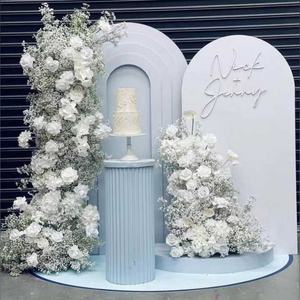 Fondo de Pared Redondo de PVC Brillante para Fiestas, Arco Decorativo para Despedida de Soltera, Decoración para el Hogar, Banquete de Boda - Product Image 1