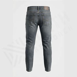 Jeans pour hommes en stock, style urbain populaire, cinq poches, denim décontracté, pantalon grande taille, vente en gros, couleur personnalisée, design personnalisé, pantalon - Product Image 2