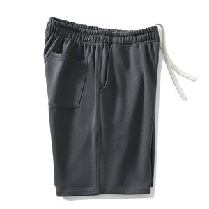 Pantalones Cortos Deportivos de Felpa Francesa Personalizados OEM 2025, 100% Algodón Grueso, Impresión Puff, Estilo Urbano Vintage, Desteñidos al Sol para Hombre - Product Image 4