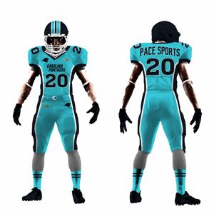 2025ชุดยูนิฟอร์มอเมริกันฟุตบอลสำหรับผู้ชายชุดเล่นกีฬาแบบสั่งตัดใส่สบายเป็นทีม - Product Image 3