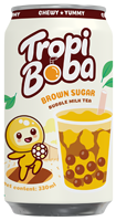 Minuman Teh Susu Boba Private Label Tapioka Mutiara Hitam - Sampel Gratis Desain Kaleng Aluminium Bersertifikat HALAL Harga Murah Vietnam