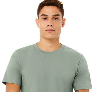 52% Airlume T-Shirt manches courtes unisexe CVC en coton peigné et anneau 48% Poly 32 simple 4.2 oz - Product Image 4