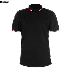เสื้อโปโลผู้ชายสไตล์สตรีทแวร์ถักปักลายตามสั่ง ทรงกอล์ฟ กางเกงขาสั้นโปโลกันหด แห้งเร็ว ขายส่งเสื้อโปโลผู้ชาย - Product Image 1