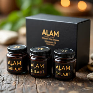 100% <b>Organic</b> Certified Lab Tested & HACCP Certified 100% Pure Sundried Himalayan Shilajit Fulvic <b>Acid</b> 50 g Packing for Adults - Product Image 2