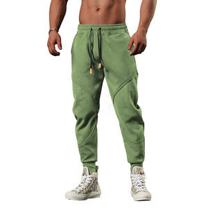Pantalons pour hommes de haute qualité conçus sur mesure dernier style avec fermeture à la taille élastique Services OEM décontractés pour adultes - Product Image 1