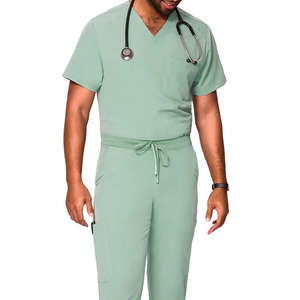 Tenues médicales professionnelles unisexes, légères, écologiques, en spandex extensible, tricotées, de haute qualité, couleur personnalisée, détection des aiguilles - Product Image 2