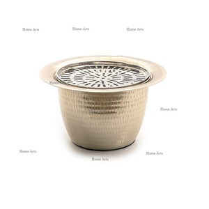 Calentador de tetera martillado de aluminio, diseño de tendencia, calentador Dallah de forma redonda para uso en hoteles y restaurantes - Product Image 6