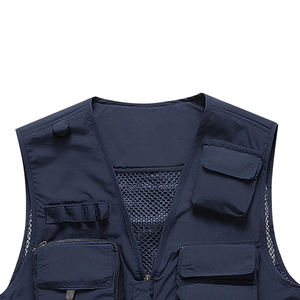 Chaleco Cargo transpirable de alta calidad para hombre, chaleco informal con múltiples bolsillos para exteriores, para invierno, senderismo, ropa exterior cómoda - Product Image 3