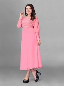 Georgette kurti — ensemble traditionnel pour femmes, vente en gros, nouvelle collection 100%, prix Direct d'usine - Product Image 5