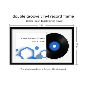 Marco de Madera para Discos de <span class=keywords><strong>Vinilo</strong></span> Chunlei OEM, para Exhibición de Discos, con Tamaño y Color Personalizados, y Barnizado UV - Product Image 4