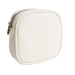 Cosmetic <b>Bag</b> with Metal Zip, Make Up <b>Bag</b> <b>Small</b> <b>Toiletry</b> <b>Bag</b> in white - Product Image 1