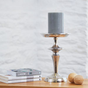 Hot Metal Silver Plated T Light <b>Candle</b> Holder for Balcony Decoration Restaurant Table Centerpiece Handmade T Light <b>Candle</b> Pillar - Product Image 1