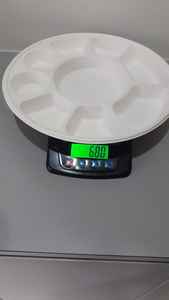 Assiette jetable en bagasse à 9 compartiments GNE-9CP, biodégradable, design à 9 compartiments - Product Image 5