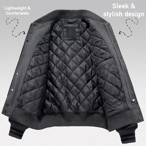 Cómoda chaqueta Varsity con logotipo personalizado impresión bordado estilo universitario OEM fabricante de proveedor directo de fábrica - Product Image 2