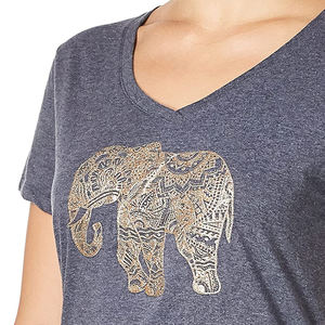 100% algodón moda barato logotipo personalizado mujeres camisetas de alta calidad Color sólido manga corta al por mayor camiseta en blanco mujeres - Product Image 6