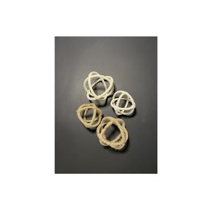 Vente en gros pas cher Anneau de serviette en rotin pour décoration de table avec strass et bling Anneau à boucle pour serviette de table - Product Image 1