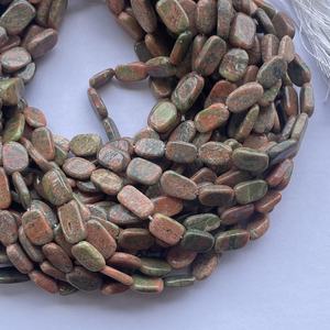 Cuentas de Piedra Unakita Natural Verde Rosa de 6mm 8mm 10mm, Lisas, Ovaladas, para Creación de Joyas, Certificadas por IGI, Fabricante - Product Image 4