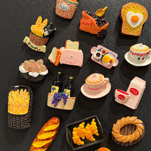 Imán de Resina 3D para Refrigerador con Diseño de Helado, Accesorio de Manualidades para Decoración del Hogar - Product Image 2