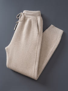 Pantalones Deportivos de Punto de Lana para Hombre, Otoño/Invierno, con Bolsillos, Corte Ajustado, Gruesos, Cálidos e Informales - Product Image 6