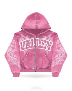 2026 Premium Winter Hoodie Curved Rhinestone manga rayas bordado frontal apliques Personalización completa - Product Image 4
