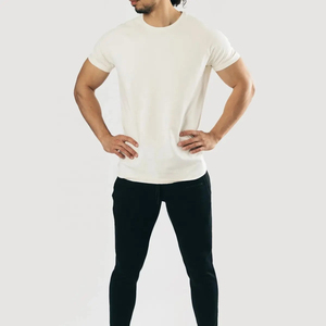 Superventas 100% algodón poliéster tejido Vintage Ringer hombres peso pesado cuello redondo camisetas personalizadas ropa de verano - Product Image 4