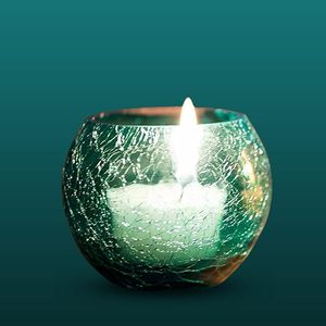 Porte-bougie en mosaïque de verre artisanal de qualité supérieure, résistant à la chaleur, écologique, design unique et luxueux pour Noël, la Saint-Valentin - Product Image 4