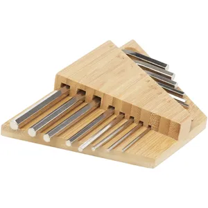 Allen Sustainable <b>Bamboo</b> Tool Set <b>Crafts</b> with Natural Wood Gadget Collection - Product Image 1