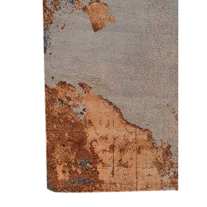 Alfombras de Lana y Seda de Bambú Entrelazadas a Mano Entropy, Patrón Abstracto Rosa y Morado para Uso Doméstico - (13027) - Product Image 4