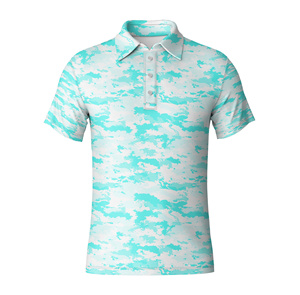 Polo de sport léger pour hommes Vêtements de golf avec broderie de logo et protection UV OEM Vietnam - Product Image 2