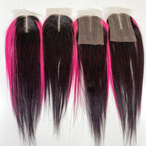 Alta calidad HD encaje cierre transparente Frontal gran Stock Super calidad crudo negro mujeres pelucas altas extensiones de cabello humano - Product Image 2