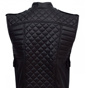 Chaleco de cuero ligero transpirable de ajuste Regular de calle alta de moda de último estilo para hombre de cuero auténtico de la mejor calidad para el invierno - Product Image 5
