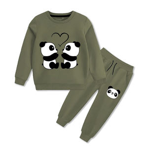 Fabricant de vêtements Streetwear personnalisé été graphique 100% coton surdimensionné acide lavage chemise short ensemble pour enfants - Product Image 5