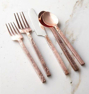 Ensemble de couverts en acier inoxydable avec manche en os brun, poli miroir, style élégant/luxueux pour la maison et les cadeaux de mariage - Product Image 6