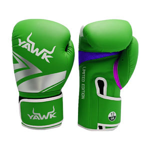 Guantes de Boxeo Profesionales de Alta Calidad, Guantes de Entrenamiento de Cuero PU Personalizados para MMA y Kick Boxing - Product Image 1
